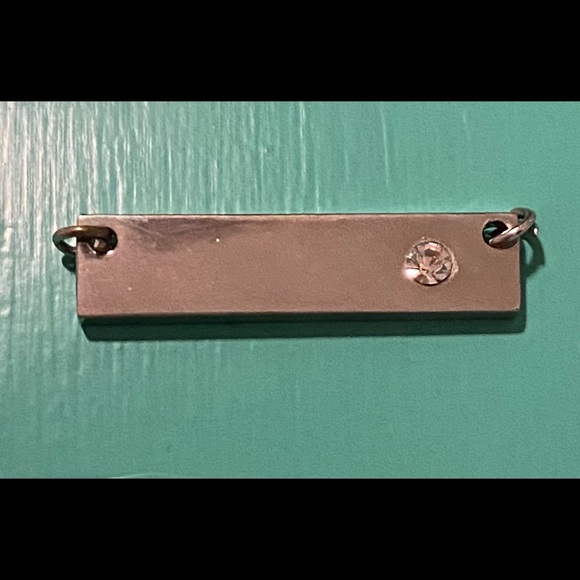 “I Am Loved” Rectangle Necklace Pendant - Picture 2 of 5